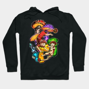 Mushroom Cats Hoodie